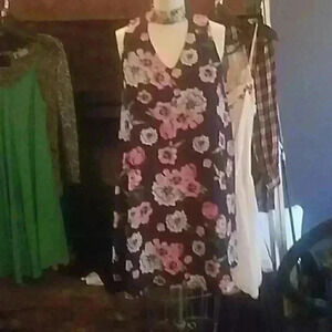 Floral print Aline dress.